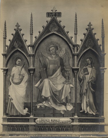 Giraudon — Musée du Louvre - Sainte Agnès, Saint Laurent et Sainte Marguerite, par Don Lorenzo Monaco — insieme